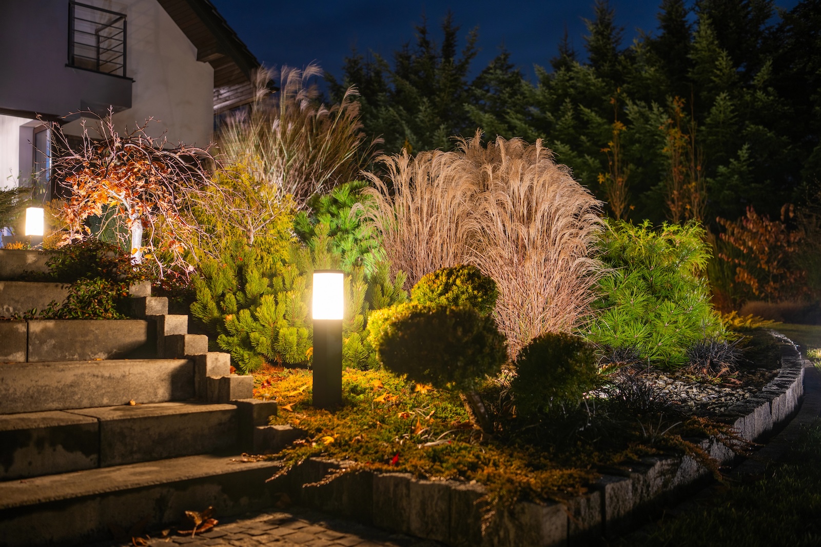 Outdoor Lighting at Night